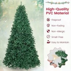 Costway 9 FT Hinged Christmas Tree Unlit Artificial Xmas Decoration W/ 3594 Branch Tips -Northlight Sale GUEST 0034842a b07e 48b3 a544 8ee29a88ea6b