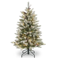 National Tree Company Pre-Lit Dunhill Fir Artificial Christmas Tree With Snow, Red Berries And Pine Cones Clear Lights -Northlight Sale GUEST 00e04e70 faa7 4658 8ce8 a29cb4dae7f2