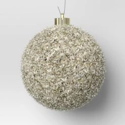 4ct 150mm Christmas Tinsel Ornament Set Champagne Gold - Wondershop™ -Northlight Sale GUEST 030aa496 628d 43cd aef1 390243d730f3