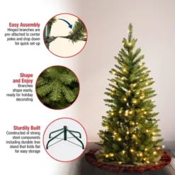 Pencil Slim Kingswood Fir Artificial Christmas Tree Clear Lights - National Tree Company -Northlight Sale GUEST 0595b429 65b6 4191 8b1d 6b025043c6d8
