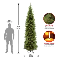 Unlit Pencil Slim Kingswood Fir Artificial Christmas Tree - National Tree Company 10 Unlit Pencil Slim Kingswood Fir Artificial Christmas Tree - National Tree Company -Northlight Sale GUEST 060bb1c9 8001 489a a384 8dc0abd26ff7