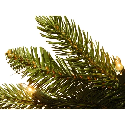 National Tree Company 6.5' Prelit Pencil Slim Grand Fir Artificial Christmas Tree Clear Lights 6 National Tree Company 6.5' Prelit Pencil Slim Grand Fir Artificial Christmas Tree Clear Lights - Image 4