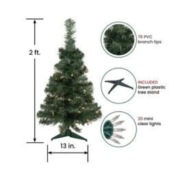 Northlight Pre-Lit Medium Blackwater Fir Artificial Christmas Tree - 2' - Clear Lights 11 Northlight Pre-Lit Medium Blackwater Fir Artificial Christmas Tree - 2' - Clear Lights -Northlight Sale GUEST 0a328aed 5f03 42fe bca2 063dc12f2cf8