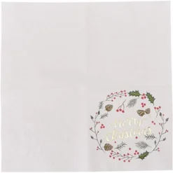 Juvale 50 Pack Christmas Paper Napkins, Merry Christmas Design Holiday Party Supplies, 5 X 5 Inches Christmas Cocktail Napkins -Northlight Sale GUEST 0a372efa 709a 41e8 be7d 32ced49ebca1