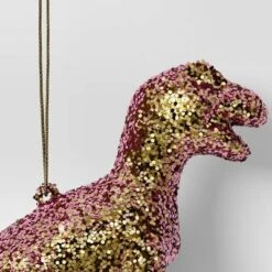 5" Christmas Plastic Chunky Glitter Pink Dinosaur Ornament - Wondershop™ -Northlight Sale GUEST 0b5fb739 af1e 4e09 86b6 d4b3e5a884d4