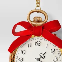 Christmas Glass Pocket Watch Ornament - Wondershop™ -Northlight Sale GUEST 0b7595f9 fb55 4be5 8d29 30c1e9e68241