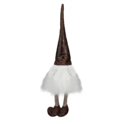 Northlight Rustic Sitting Gnome Christmas Decoration - 12" - White And Brown -Northlight Sale GUEST 0ec9d142 2cc3 402f 9ad4 1ff333d8879d