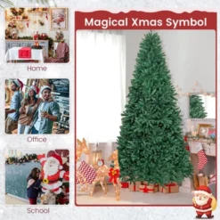 Costway 9 FT Hinged Christmas Tree Unlit Artificial Xmas Decoration W/ 3594 Branch Tips -Northlight Sale GUEST 13b67eee 9da8 49cc afae e3d23bbfd82a