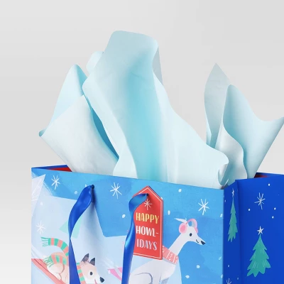 30ct Banded Christmas Gift Tissue Paper White/Blue/Navy - Wondershop™ 3 30ct Banded Christmas Gift Tissue Paper White/Blue/Navy - Wondershop™