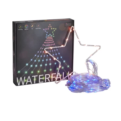 Christmas Vivvi App Based Outdoor Waterfall Lights, 11.8 Ft 344 LEDs 4 Christmas Vivvi App Based Outdoor Waterfall Lights, 11.8 Ft 344 LEDs - Image 2