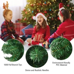 Costway 7Ft Unlit Upside Down Artificial Christmas Tree With 1000 Branch Tips Holiday -Northlight Sale GUEST 17dc793c d05d 4a45 a9d6 d4b3ba3ae952