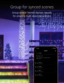 Twinkly Icicle App-Controlled LED Christmas Lights With 190 RGB (16 Million Colors) LEDs. Clear Wire. Indoor And Outdoor Smart Lighting Decoration -Northlight Sale GUEST 18d8f8c8 0690 47eb a5fd c68cb76c2a40