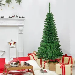 Costway 4.56.57.5ft Pre-Lit Hinged Pencil Christma Multicolor Lights -Northlight Sale GUEST 19a51441 9a17 45f7 975c a1291388b870