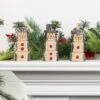 Transpac Small Resin Snowy Wooden Snowman Set Of 3 Christmas Home Decorations For Festive Decor -Northlight Sale GUEST 1a4dbfb2 7152 4aa8 9f64 b7405a4c742f