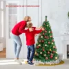 Costway 5/6/7/8 FT Artificial Christmas Tree Unlit Christmas Tree With 350/650/950/1138 Branch Tips Foldable Metal Stand -Northlight Sale GUEST 1c810017 91ae 43d0 b5af bd3228f1bf78