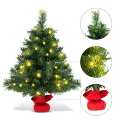 Costway 2 FT Pre-Lit Tabletop Fir Artifical Christmas Tree Led Lights 14 Costway 2 FT Pre-Lit Tabletop Fir Artifical Christmas Tree Led Lights -Northlight Sale GUEST 1d65e778 7fa6 46a5 a5bd 2239a6a96323