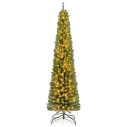 Costway 5/6/7/8 FT Pencil Christmas Tree With 295/392/523/671 Memory Wire Branch Tips 110/140/190/250 LED Lights For Home 26 Costway 5/6/7/8 FT Pencil Christmas Tree With 295/392/523/671 Memory Wire Branch Tips 110/140/190/250 LED Lights For Home -Northlight Sale GUEST 1d98180c e037 4622 9024 98fbe6fdf1b0