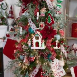 Northlight Peppermint Candy House Christmas Decoration - 11" -Northlight Sale GUEST 1df3f7b0 bcbe 4d2a 946f 2cdf31990043
