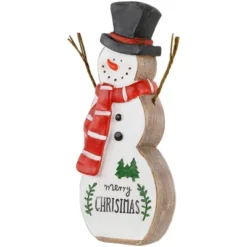 Northlight Wooden Snowman "Merry Christmas" Decoration - 8.5" -Northlight Sale GUEST 1ee783e1 1748 411b af1a 68bb5cfaedce