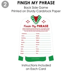 Big Dot Of Happiness Ugly Sweater - 2-in-1 Holiday And Christmas Party Cards - Activity Duo Games - Set Of 20 -Northlight Sale GUEST 20a31d83 b6e3 49b4 9d87 06e6276ec83f