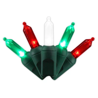 Celebrations Platinum LED T5 Red/Green/Pure White 50 Ct String Christmas Lights 25 Ft. 3 Celebrations Platinum LED T5 Red/Green/Pure White 50 Ct String Christmas Lights 25 Ft.