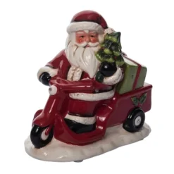 Transpac 8.25 In Holiday Vespa Santa With Music Christmas Decorative Object Dolomite Festive Home Decor -Northlight Sale GUEST 225ab46a eaa1 4dad b2af 7a73eb47d084
