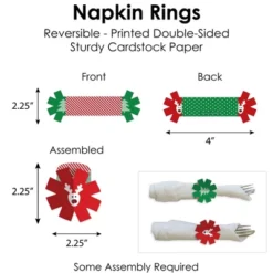 Big Dot Of Happiness Ugly Sweater - Holiday And Christmas Party Paper Charger And Table Decorations - Chargerific Kit - Place Setting For 8 -Northlight Sale GUEST 242221d0 18f4 4c18 b277 8568a76d1adc