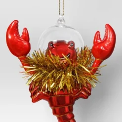 Christmas Lobster With Tinsel Collar Ornament - Wondershop™ -Northlight Sale GUEST 2563c2ad cff5 4135 9598 3549bcde3456