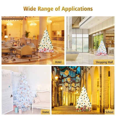 Costway 6/7.5/9Ft Hinged Artificial Christmas Tree Premium Pine Tree 7 Costway 6/7.5/9Ft Hinged Artificial Christmas Tree Premium Pine Tree - Image 5