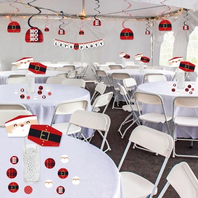 Big Dot Of Happiness Jolly Santa Claus - Christmas Party Supplies Decoration Kit - Decor Galore Party Pack - 51 Pieces 4 Big Dot Of Happiness Jolly Santa Claus - Christmas Party Supplies Decoration Kit - Decor Galore Party Pack - 51 Pieces - Image 2
