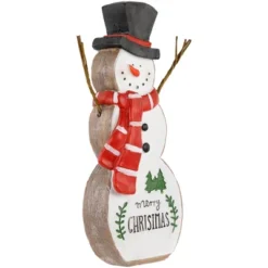 Northlight Wooden Snowman "Merry Christmas" Decoration - 8.5" -Northlight Sale GUEST 292c908a 85e8 42f2 b608 f9154f683e0a