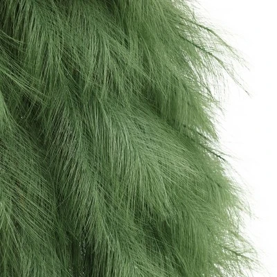 LuxenHome 5Ft Holiday Artificial Pampas Grass Tree In Green 9 LuxenHome 5Ft Holiday Artificial Pampas Grass Tree In Green - Image 7