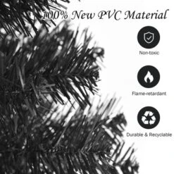 Tangkula 3 Ft Black Artificial Tree Unlit Halloween And Christmas Decoration Tree Compact Festival Party Supplies Black/Pink -Northlight Sale GUEST 2b1313fd eb28 465b bc07 cd3da4ca9e8d