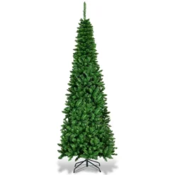 Costway 6.5ft Pre-Lit Hinged Pencil Christmas Tree 250 White Lights -Northlight Sale GUEST 2e3a6d24 ca59 44f8 8d80 afbd0df86109