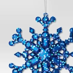 5" Christmas Blue Plastic Snowflake Ornament - Wondershop™ -Northlight Sale GUEST 2e77785c 83cd 4cf3 a499 e2f3d9d335df