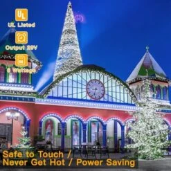 Ollny 1000 LED Cool White IP67 Waterproof Christmas String Lights (Green Wire, Plug In, 8 Modes) -Northlight Sale GUEST 2e9b95ae 5541 42fd b396 2cb3a961bbec