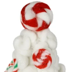 Northlight Plush Tree With Peppermint And Candy Canes Christmas Decoration - 16.5" -Northlight Sale GUEST 303c7c55 5304 449f b97d 1ce3df5c47e2
