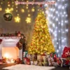 Costway 7ft Pre-lit Hinged Christmas Tree W/ Remote Control & 9 Lighting Modes -Northlight Sale GUEST 3081c556 754f 4dcc 8610 37f768df5b06