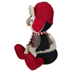 Northlight Sitting Winter Penguin With Trapper Hat Christmas Decoration - 12" -Northlight Sale GUEST 318cb6ec 23b4 4cb4 82e6 0109a8726cbb