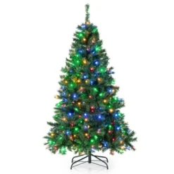 Costway 6FT/7FT Pre-Lit Hinged Christmas Tree With 260/350 Multi-Color Lights & 3-Minute Quick Shape No Fluffing Required -Northlight Sale GUEST 31ba8a9c 1703 4d4c 8a23 bbfb756fc8ba