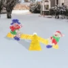 Northlight Lighted Holographic Snowmen On See Saw Outdoor Christmas Decoration - 46" - Multicolor -Northlight Sale GUEST 32fa65bb 1901 49d2 9156 c1a28f0da996
