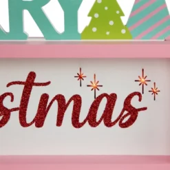 Northlight Lighted "Merry Christmas" Shadow Box Christmas Tree Decoration - 10" - Multicolor -Northlight Sale GUEST 35a433ad 3467 433a a960 78d4e3820793