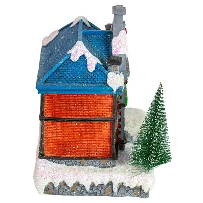 Northlight LED Lighted Post Office Christmas Village Decoration - 7" 5 Northlight LED Lighted Post Office Christmas Village Decoration - 7" - Image 3
