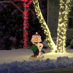 Northlight LED Lighted Peanuts Charlie Brown And Snoopy Caroling Outdoor Christmas Decoration - 32" -Northlight Sale GUEST 38cf1285 d3cc 4866 b665 fc16c20b5973