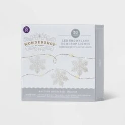 30ct LED Dewdrop With Glittered Snowflakes Christmas Indoor Novelty String Lights Warm White With Silver Wire - Wondershop™ 9 30ct LED Dewdrop With Glittered Snowflakes Christmas Indoor Novelty String Lights Warm White With Silver Wire - Wondershop™ -Northlight Sale GUEST 398b7c3d 962e 49a1 ad0d b963167533ae