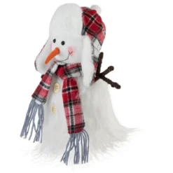 Northlight Snowman In Plaid Trapper Hat And Scarf Christmas Decoration - 10.25" -Northlight Sale GUEST 39fda19b 714b 4ebf bce8 2c5ac3a72873