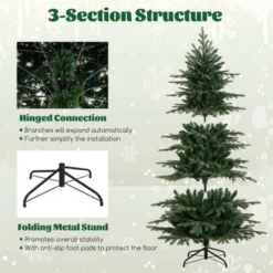 Costway 6/7.5/9 FT Artificial Christmas Tree With 714/1162/1770 Branch Tips 260/280/560 LED Lights 3 Timers Remote -Northlight Sale GUEST 3a3d13b8 3e29 4bd2 8df9 ae97c0ec84a0