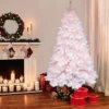 7.5ft Pre-lit Artificial Christmas Tree White Full Newcastle Fir -Northlight Sale GUEST 3b7bc16a 4f61 44c2 a1a6 e4e93c224191
