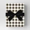 30” 25 Sq Ft Christmas Roll Wrap Cream/White/Black Gingham Check - Wondershop™ -Northlight Sale GUEST 3bccc1cb 5e67 44f1 b0b5 42162869aa39