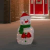Northlight 32" Lighted 2D Chenille Snowman With Scarf Outdoor Christmas Decoration -Northlight Sale GUEST 3d71b705 b962 4e86 ae38 b43913b622f8